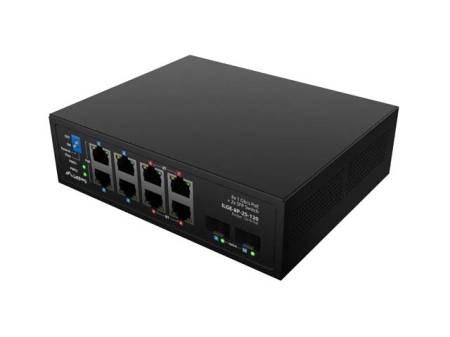 Lanberg Switch ILGE-8P-2S-120 POE 4 x BT 4 x AT 2 x SFP DIN Unmanagment Gigabit Ethernet