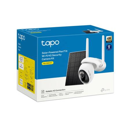 Комплект охранителна камера Pan/Tilt Wi-Fi/4G LTE и соларен панел TP-Link Tapo C665G KIT