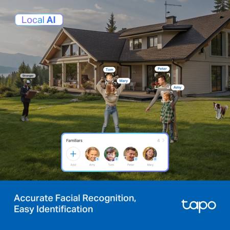 Комплект охранителна камера Pan/Tilt Wi-Fi/4G LTE и соларен панел TP-Link Tapo C665G KIT