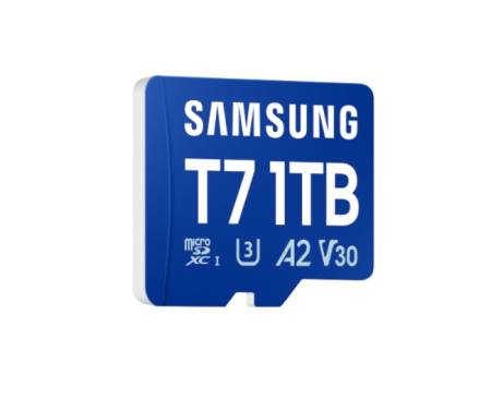 Samsung 1TB micro SD Card T7 UHS-I Transfer Speed up to 170MB/s Class 10 U3 V30 A2