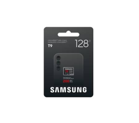 Samsung 128GB micro SD Card T9 UHS-I Read 200MB/s - Write 130MB/s Class 10 U3 V30 A2