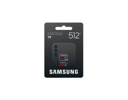 Samsung 512GB micro SD Card T9 UHS-I Read 200MB/s - Write 130MB/s Class 10 U3 V30 A2