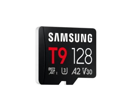 Samsung 128GB micro SD Card T9 UHS-I Read 200MB/s - Write 130MB/s Class 10 U3 V30 A2 with USB Reader