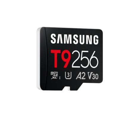 Samsung 256GB micro SD Card T9 UHS-I Read 200MB/s - Write 130MB/s Class 10 U3 V30 A2 with USB Reader