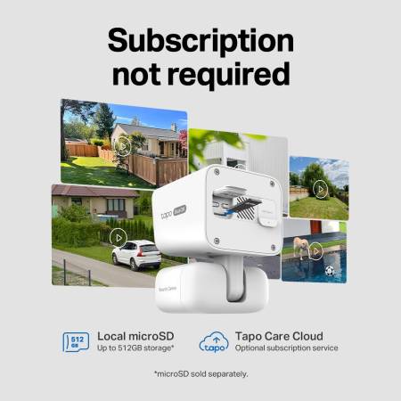 Соларен комплект Pan/Tilt охранителна камера с два обектива TP-Link Tapo C645D KIT