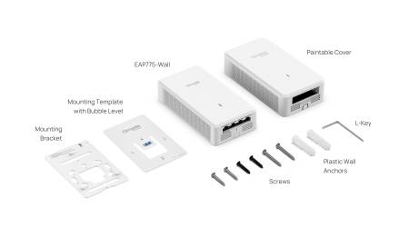Wi-Fi 7 Точка за достъп за стенен монтаж TP-Link EAP775-Wall BE9300