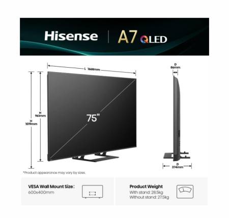 Hisense 75" A7Q