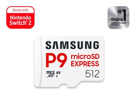 Samsung 512GB micro SD Card P9 Express UHS-I Read 65K IOPS