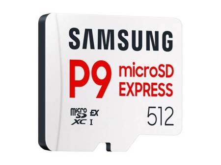 SAMSUNG P9 Express microSD Express Card 512GB 4K UHD NVMe 1.3 800MB/s Read 310MB/s Write Memory card for Nintendo Switch 2
