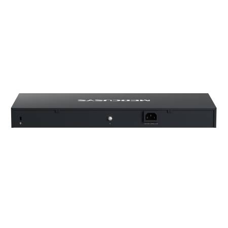 24-портов 10/100 Mbps + 2-портов Gigabit Rackmount комутатор с 24 PoE+ порта Mercusys MS126CP