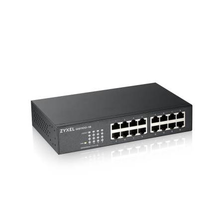 ZyXEL GS1100-16v4  Unmanaged + 16 port Gigabit Unmanaged Switch