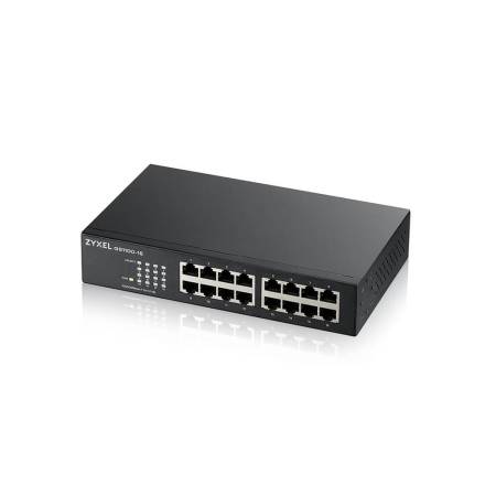ZyXEL GS1100-16v4  Unmanaged + 16 port Gigabit Unmanaged Switch