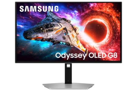 Samsung 27'' LS27HG800SU Odyssey OLED G8 4K 3840x2160 0.03ms 240Hz Glare Free DP 2.1 (UHBR20) & USB-C (98W) Silver