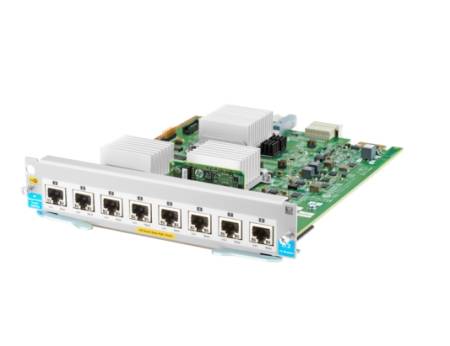 HPE Aruba Networking 8-port 1/2.5/5/10GBASE-T PoE+ MACsec v3 zl2 Module