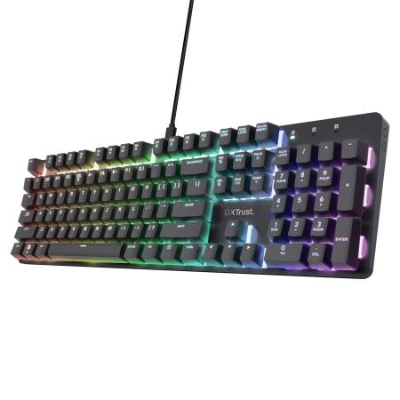 TRUST GXT 871 Zora Mechanical Gaming Keyboard - Black US