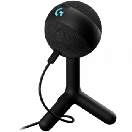 Гейминг микрофон Logitech Yeti Orb RGB Gaming Mic with LIGHTSYNC 988-000551 - черен