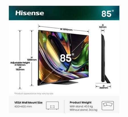 Hisense 85" UR8S