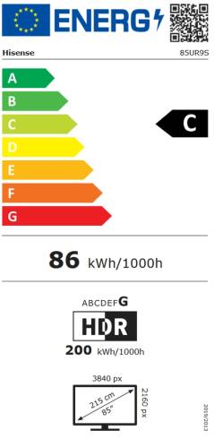 Hisense 85" UR9S