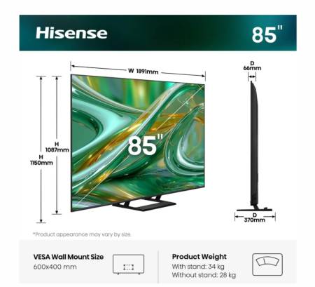 Hisense 85" E8S
