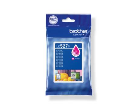 Brother LC527M Magenta Ink Cartridge for MFCJ5010DW/MFCJ5110DW - 900 page yield