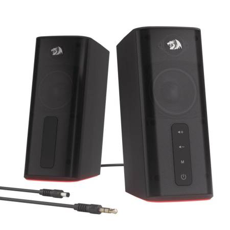 Bluetooth високоговорители Redragon Connie GS814 RGB осветление - черни