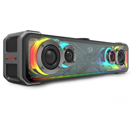 Bluetooth Redragon Surge GS817 саундбар с RGB подсветка - черен