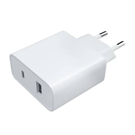Зарядно устройство за контакт 33W (Type-A + Type-C)