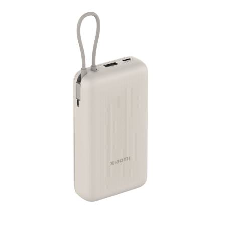 Външна батерия 20000mAh 33W (с вграден кабел) Tan GL