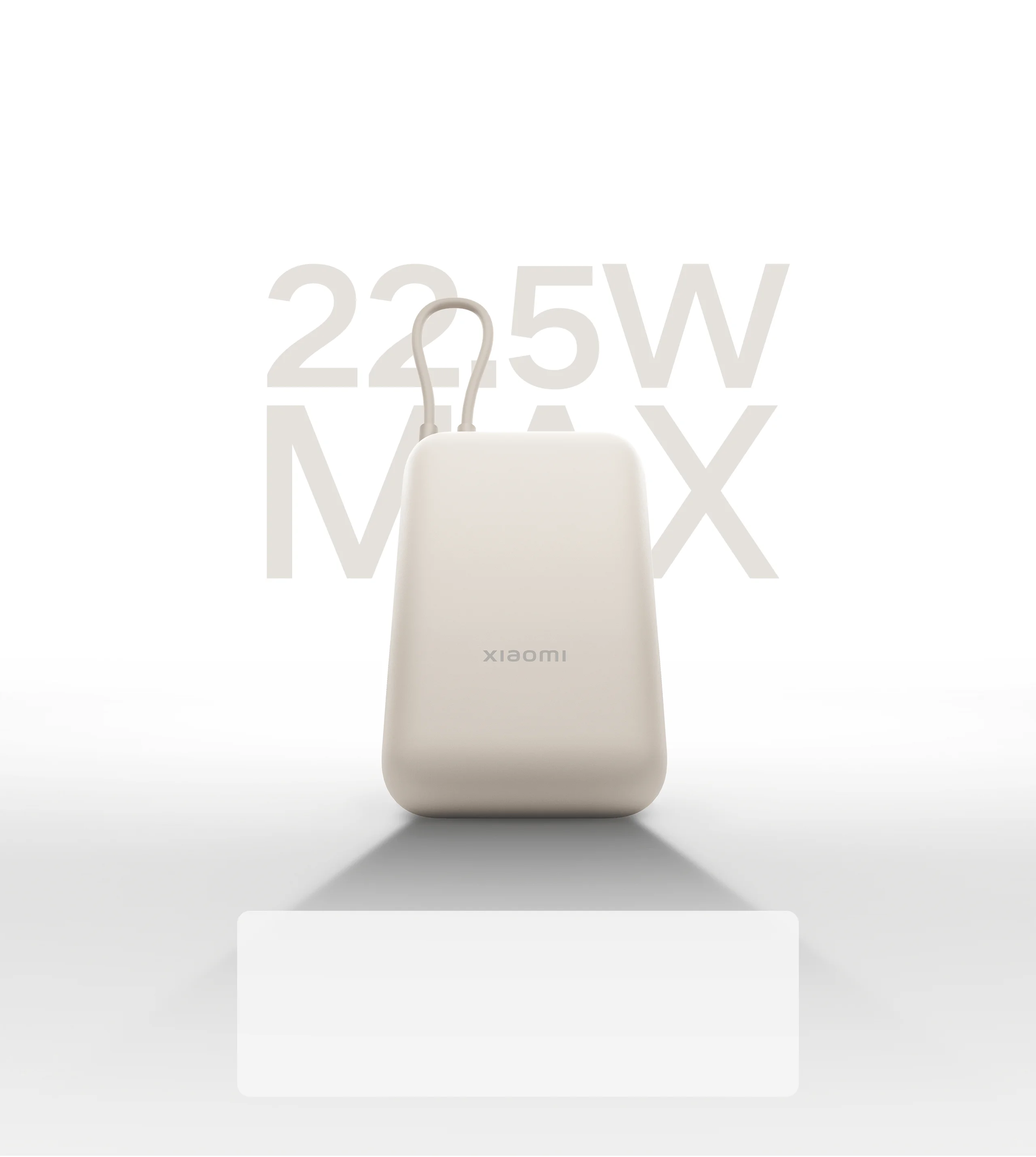 Външна батерия 10000mAh (с вграден кабел) Tan GL