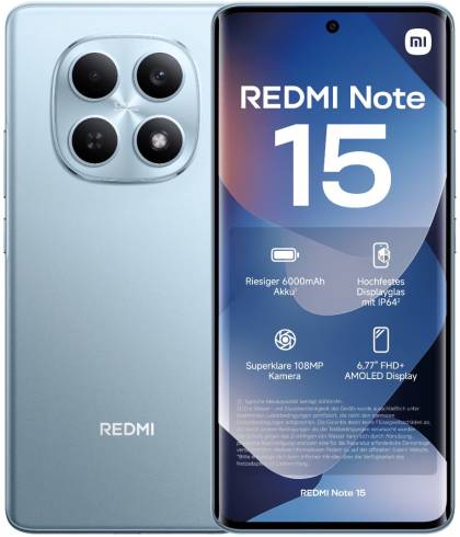 Смартфон Note 15 8/256 (глетчер син)