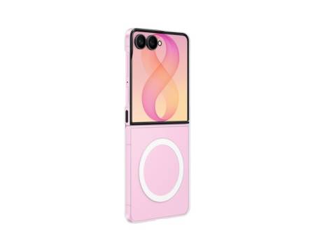 Samsung Flip 8 Clear Magnet Case Transparent