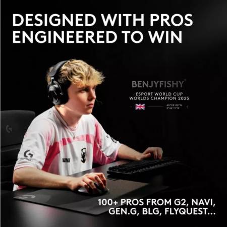 Безжична мишка Logitech Pro X2 Superstrike 910-007776