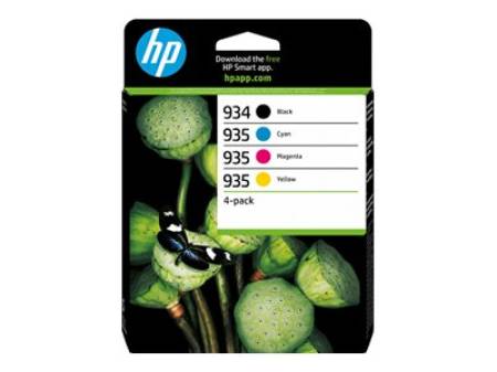 HP 934 Black / 935 CMY Ink Cartridge 4-Pack