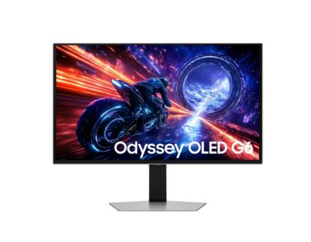 Samsung 27FG602 27" Odyssey G6 OLED 500Hz 0.03ms 2560x1440 DP HDMI Silver + Logitech G102 Mouse