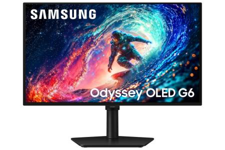 Samsung 27" LS27HG612SU Odyssey QD-OLED G6 QHD 2560x1440 0.03ms 240Hz  Glare Free Black + Logitech G102 Mouse