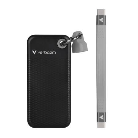 Verbatim Pocket SSD USB 3.2 Gen 2 512GB Black/Grey