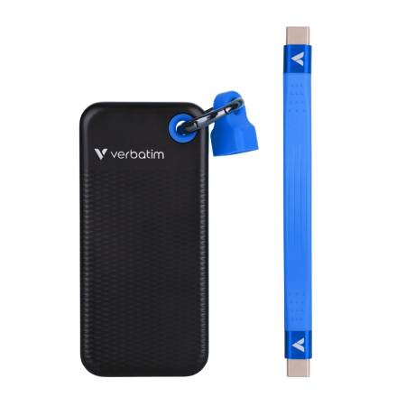 Verbatim Pocket SSD USB 3.2 Gen 2 512GB Black/Blue