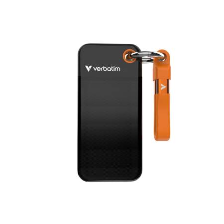 Verbatim Pocket SSD USB 3.2 Gen 2 512GB Black/Orange