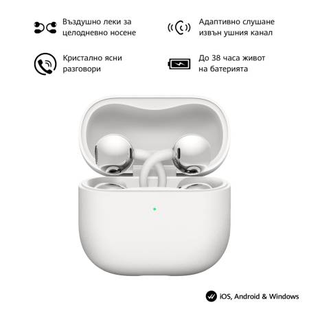 Huawei FreeClip 2 Robin-T10 White + Flicka Air
