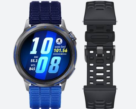 Huawei Watch GT Runner 2 Chitu-B19F Dusk Blue + Huawei FreeArc Moose-T00 Grey