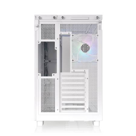 Thermaltake View 380 XL TG ARGB Snow + Thermaltake CT120 EX Reverse ARGB Sync PC Cooling Fan 3 Pack Magnetic Connect White