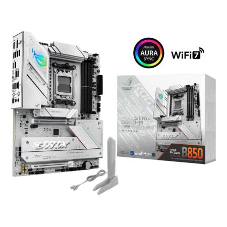 Asus ROG Strix B850-A Gaming Wi-Fi + Asus ROG Strix SLC IV 360 ARGB LCD White
