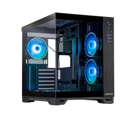 Chieftec Visio + Chieftec Iceberg 240 RGB + Chieftec Vega 850W ATX 3.1