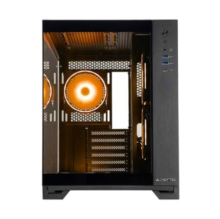Chieftec Visio + Chieftec Iceberg 240 RGB + Chieftec Vega 850W ATX 3.1
