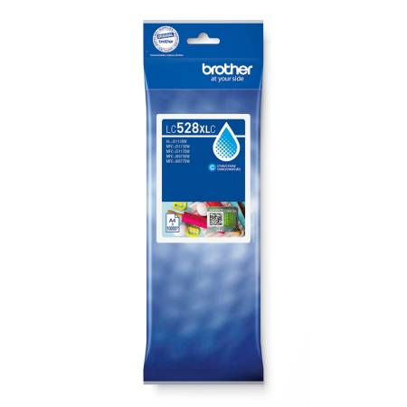 Brother LC528XLC Cyan Ink Cartridge  - 10000 page yield