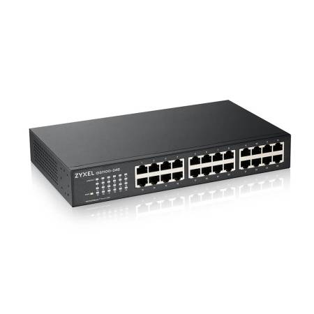 Zyxel GS1100-24Ev4  Unmanaged + 24 port Gigabit Unmanaged Switch v4
