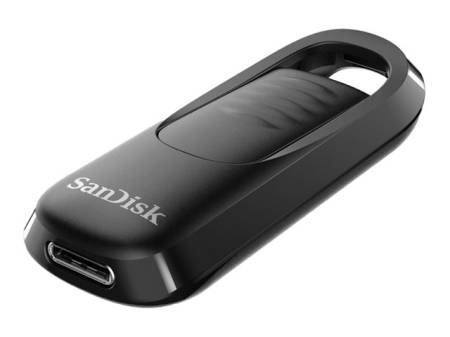 SANDISK Ultra Slider USB Type-C Flash Drive 64GB USB 3.2 Gen 1 Performance with a Retractable Connector