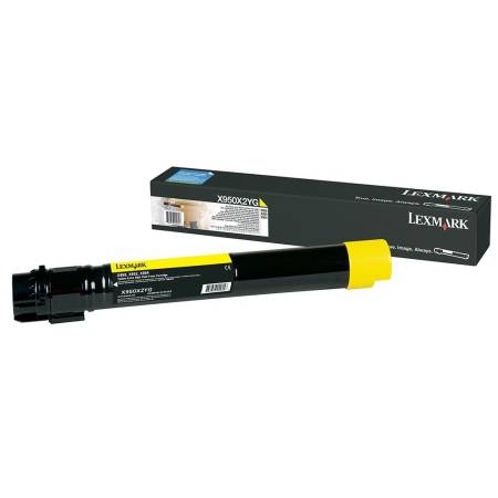 Lexmark X950X2YG X950/952/954 Yellow 22K Toner Cartridge