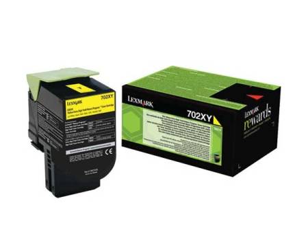 Lexmark 70C2XY0 CS/CX510 Yellow Return Programme 4K Toner Cartridge