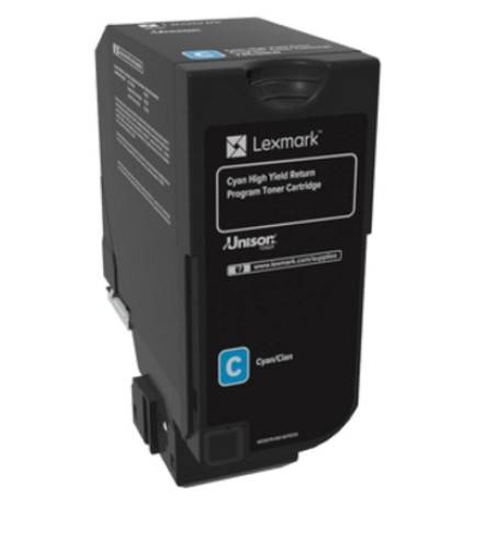 Lexmark 74C2HC0 CS725 Cyan Return Programme 12K Toner Cartridge